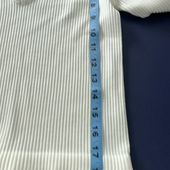 Women's FairyCore‎ Long Sleeve 2000 Ribbed Y2K Coquette Blouse Top XS/S - Picture 5 of 7